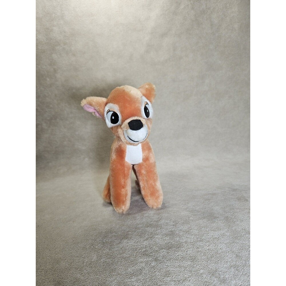 Vintage Walt Disney Productions Bambi Deer Baby Fawn 7" Plush Stuffed Animal